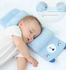 Soft Cotton Baby Pillow with Head & Neck Support