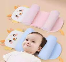 Soft Cotton Baby Pillow with Head & Neck Support